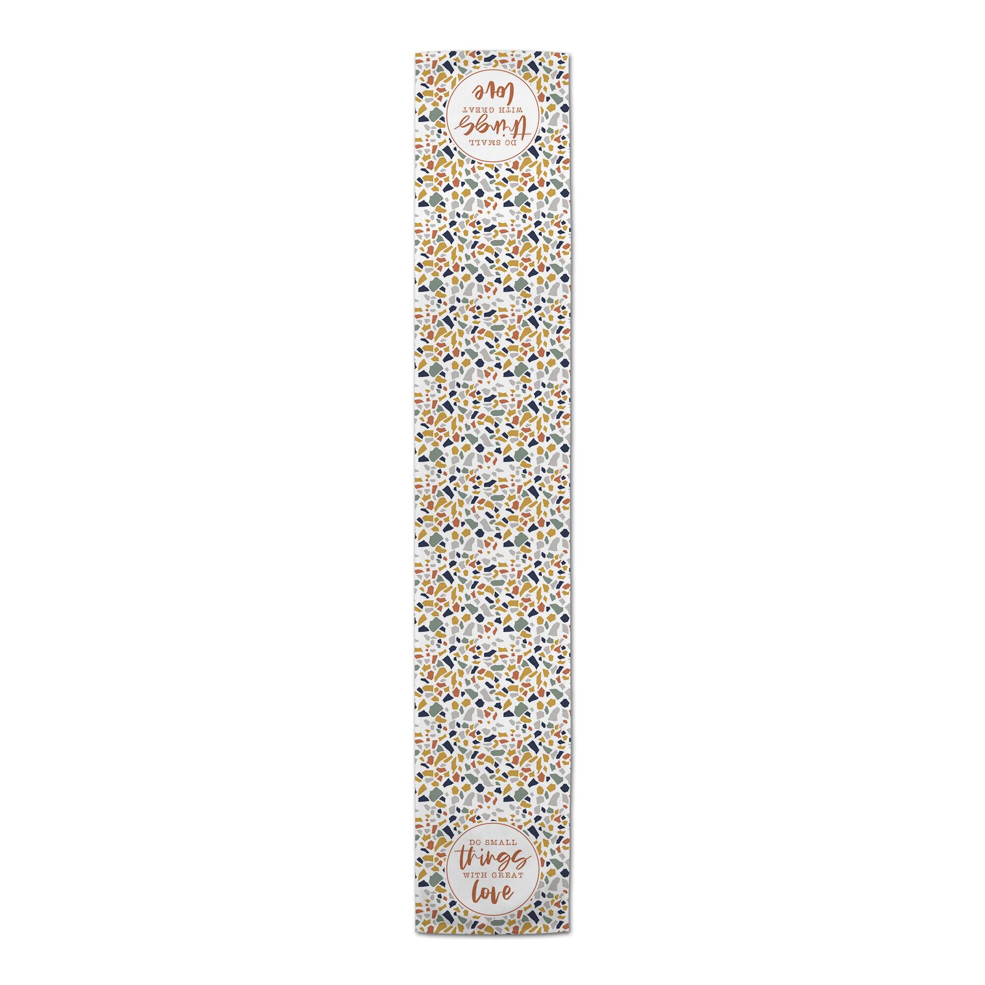 Do Small Things with Great Love Outdoor Table Runner